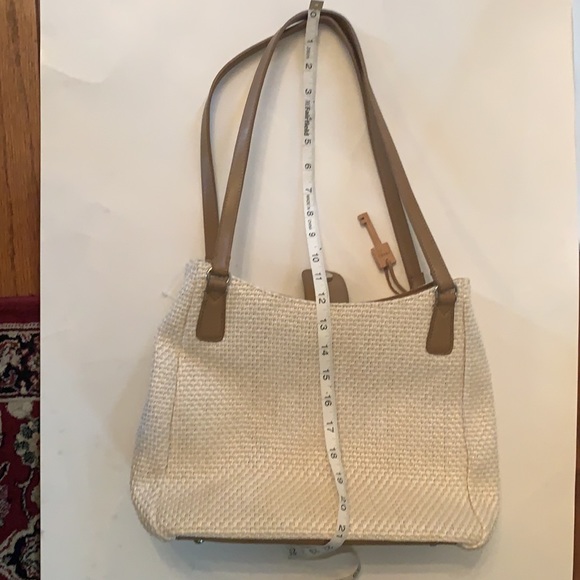 NWOT White Basket weave Fossil purse - Picture 7 of 10